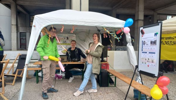 Julia Godlewska, Marc Ogan und Alexander-Dean Seilung beim Diversity Day