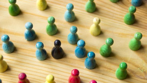 Bunte Spielfiguren