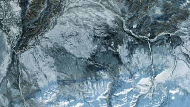Luftaufnahme von Landschaft
